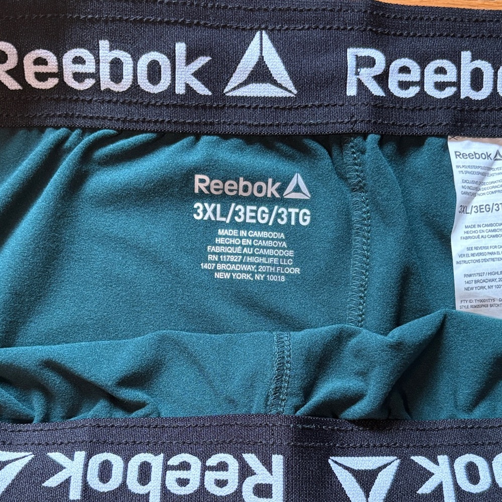 Reebok Men’s Teal Green Jogger Sweatpants 3 XL